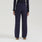 Pantalon d’uniforme médical Taille haute Jambe large Mina Navy