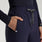 Pantalon d’uniforme médical Taille haute Jambe large Mina Navy