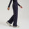 Pantalon d’uniforme médical Taille haute Jambe large Mina Navy