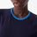 Salta Striped Short-Sleeve Underscrub Navy
