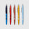 Stifte mit FIGS-Logo, 5er-Pack Multicolor