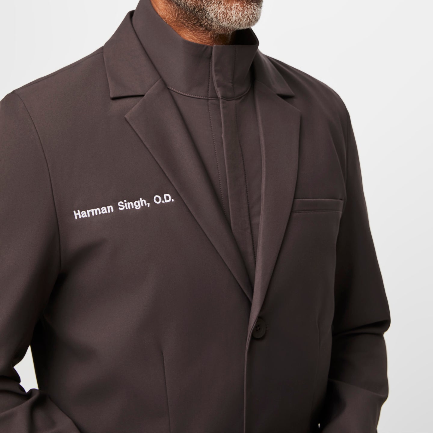 Men’s FIGSPRO High Collar Lab Coat™ Willow
