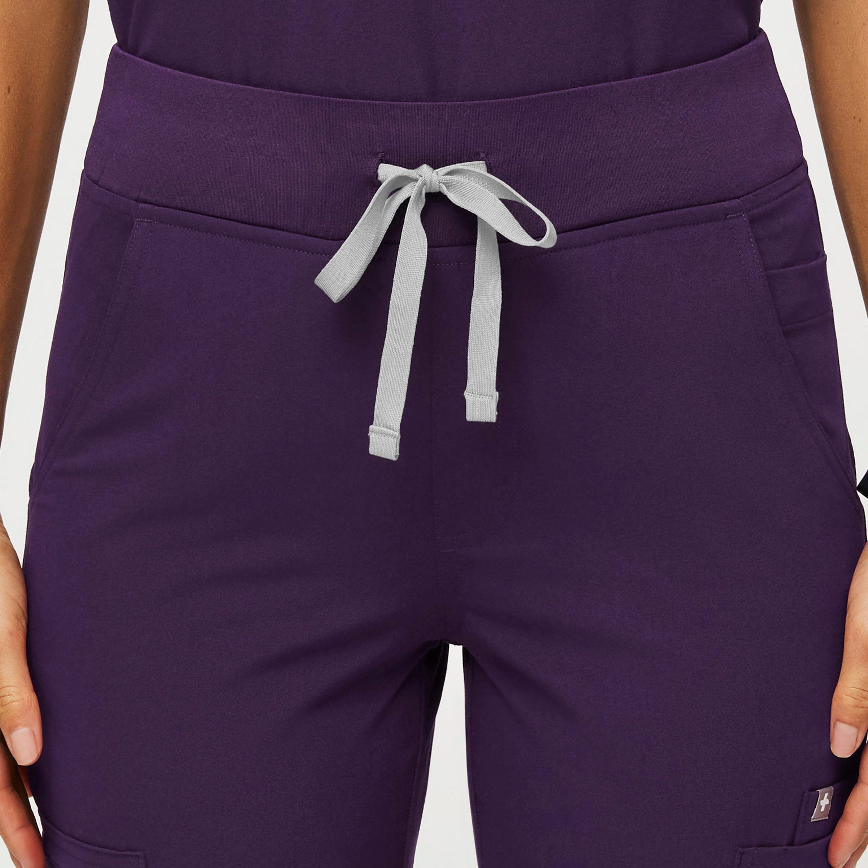 Women’s High Waisted Yola Skinny Scrub Pants™ Purple Jam · FIGS