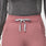 Pantalón de uniforme médico slim de tiro alto Yola™ Mauve