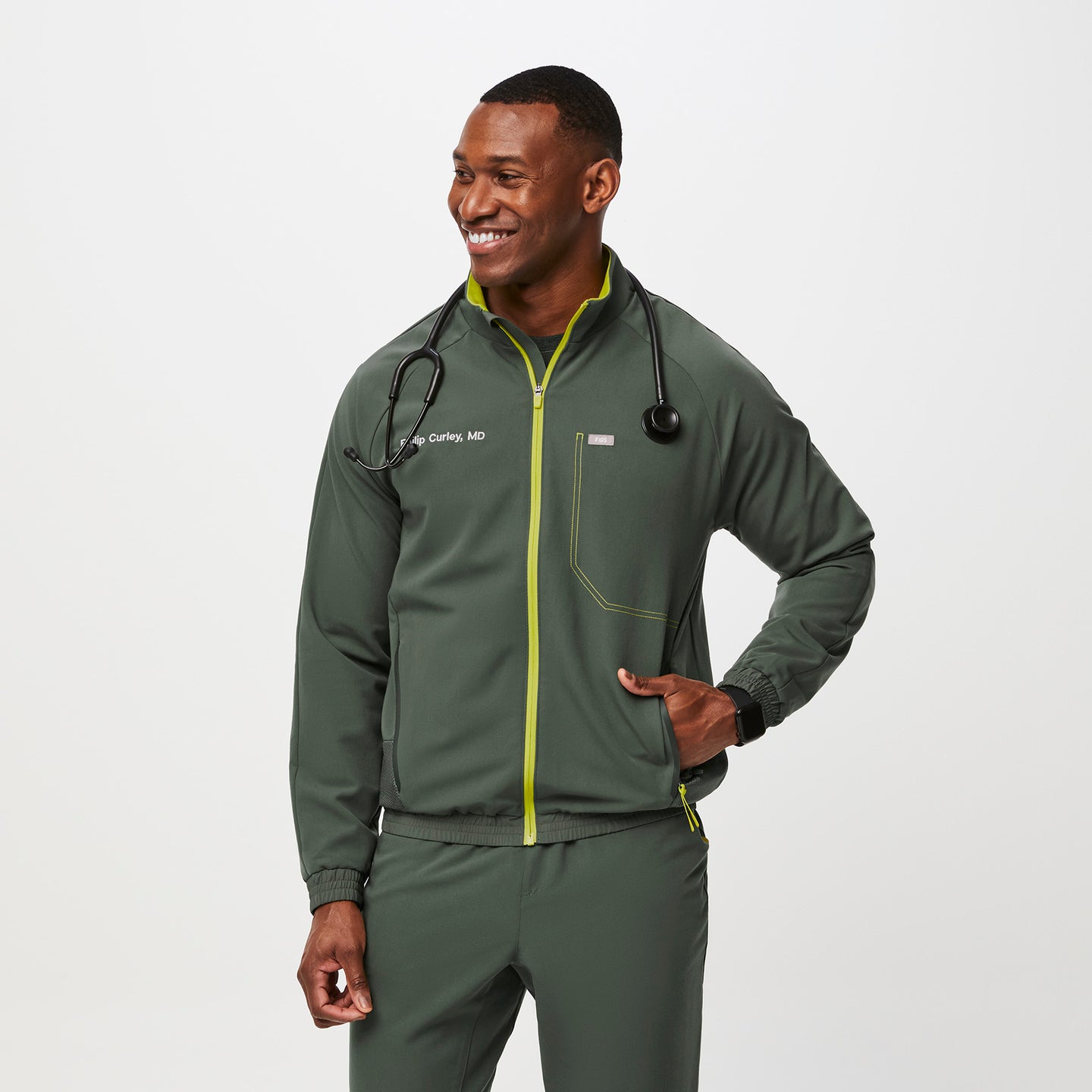 Men’s Cobaki Performance Scrub Jacket · FIGS