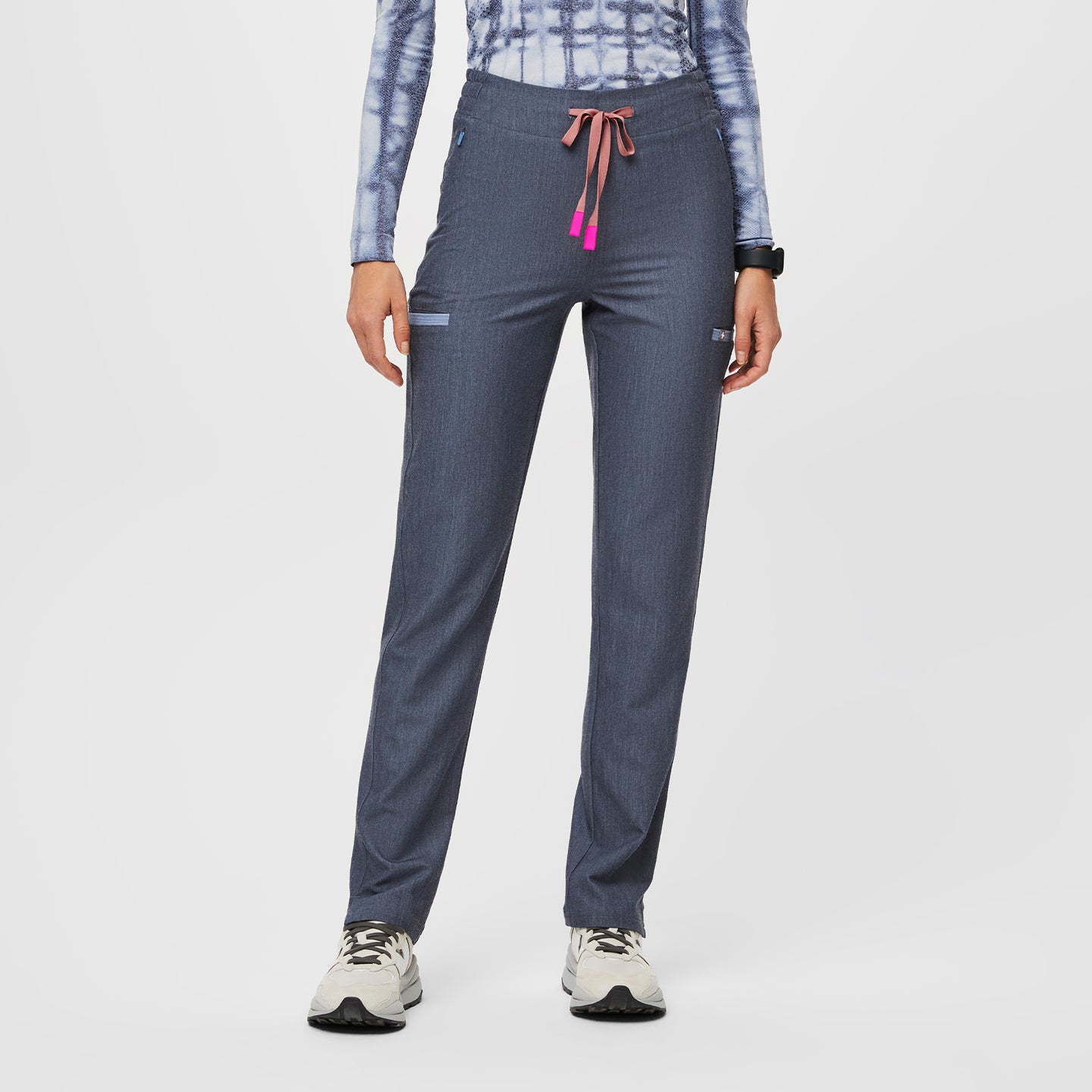 Women's Heather Denim Scrubs · FIGS