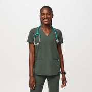 Haut d'uniforme médical à trois poches Casma™ pour femmes