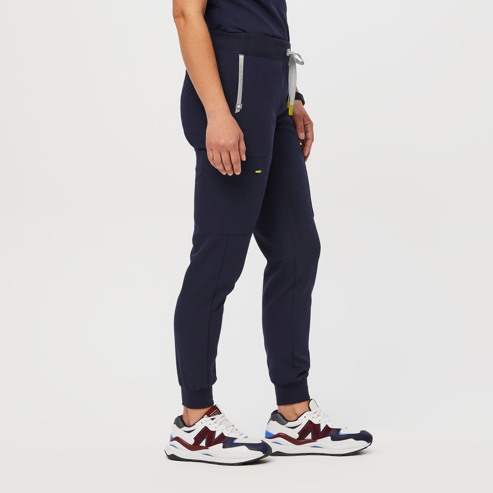 Button Down Jogger (Navy Blue) – Scrub Life LLC