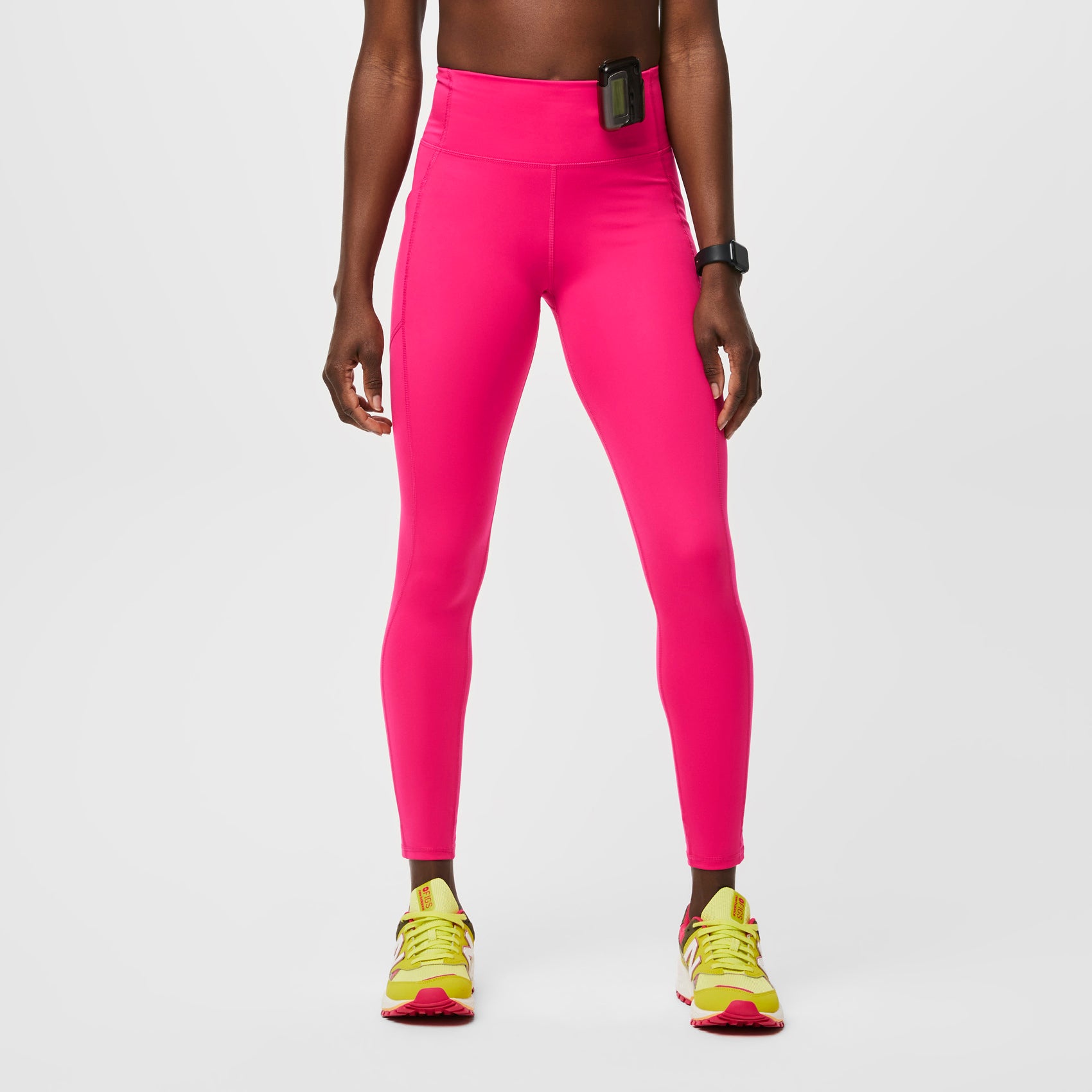 Legging de corps Performance pour femmes Rose fluo FIGS