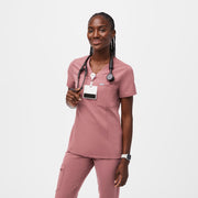 Blusa de uniforme médico de un bolsillo estrecha Catarina™ para mujer