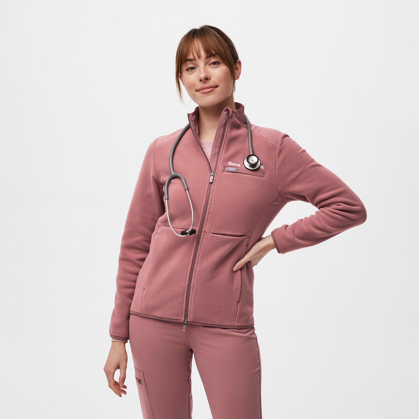Fleece shop pyjama jacket