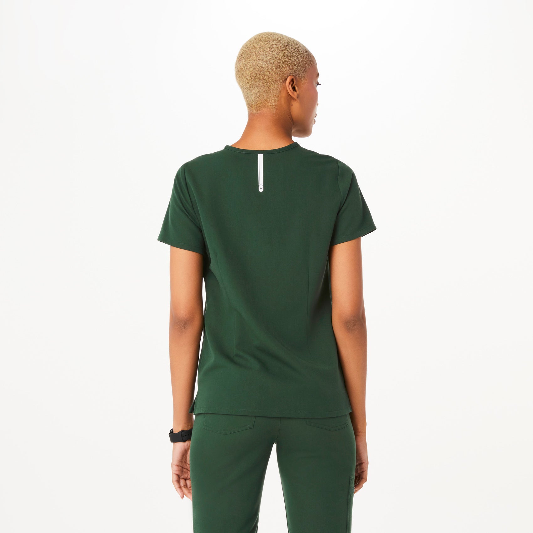 Women s Casma Three Pocket Scrub Top British Racing Green FIGS
