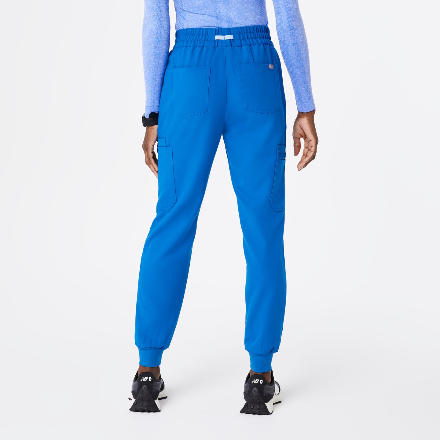 Women’s High Waisted Uman Relaxed Jogger Scrub Pants Royal Blue · FIGS
