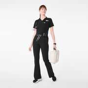 High Waisted Madryn Flare Scrub Pants