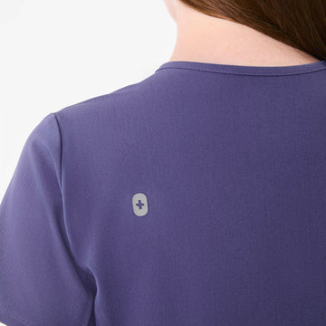 Casaca de uniforme médico slim con cuello en V Everly