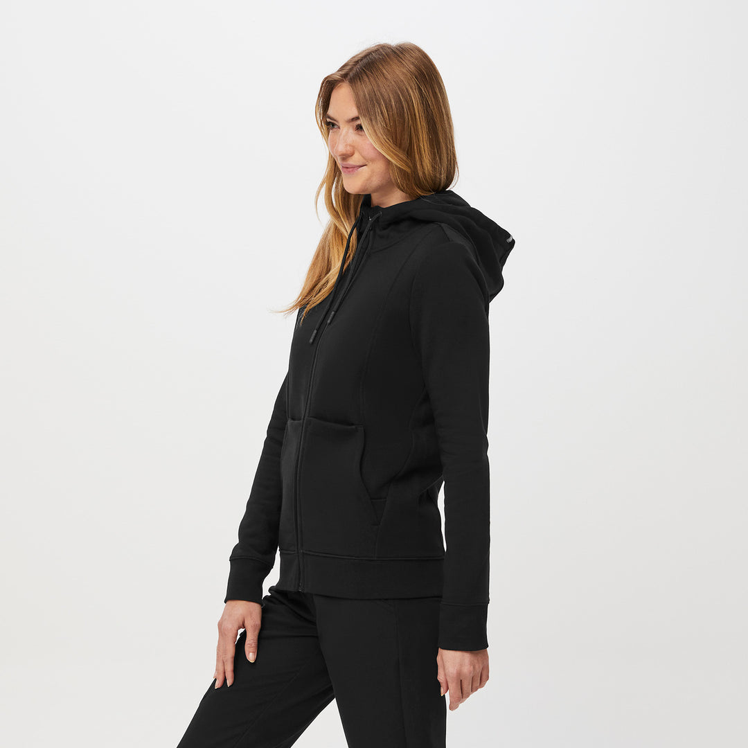 OnShift Full Zip Hoodie™ Black · FIGS