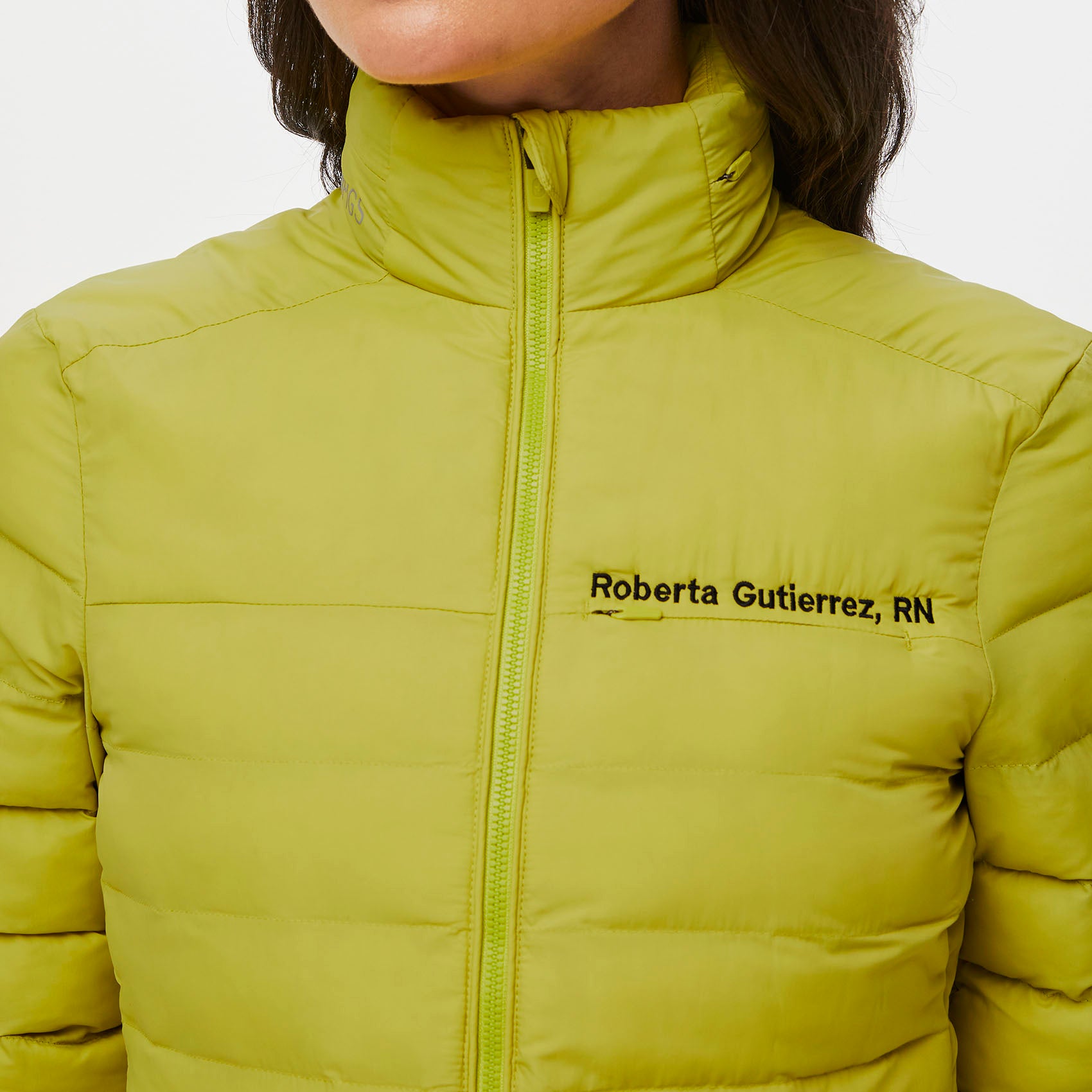 Women’s OnShift™ Packable Puffer Jacket Limeade · FIGS