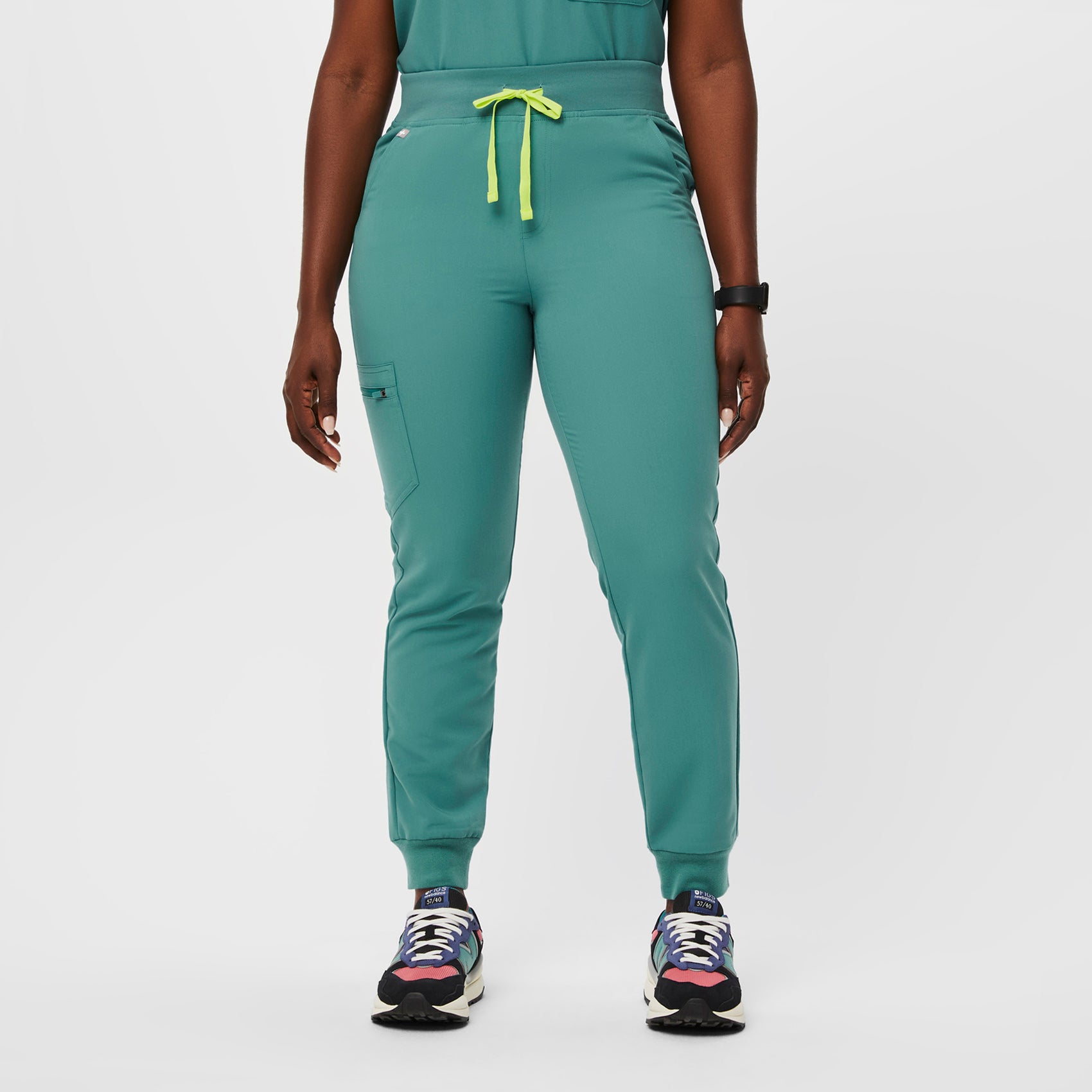 Women's High Waisted Zamora Jogger Scrub Pants™ - Extreme Blue · FIGS