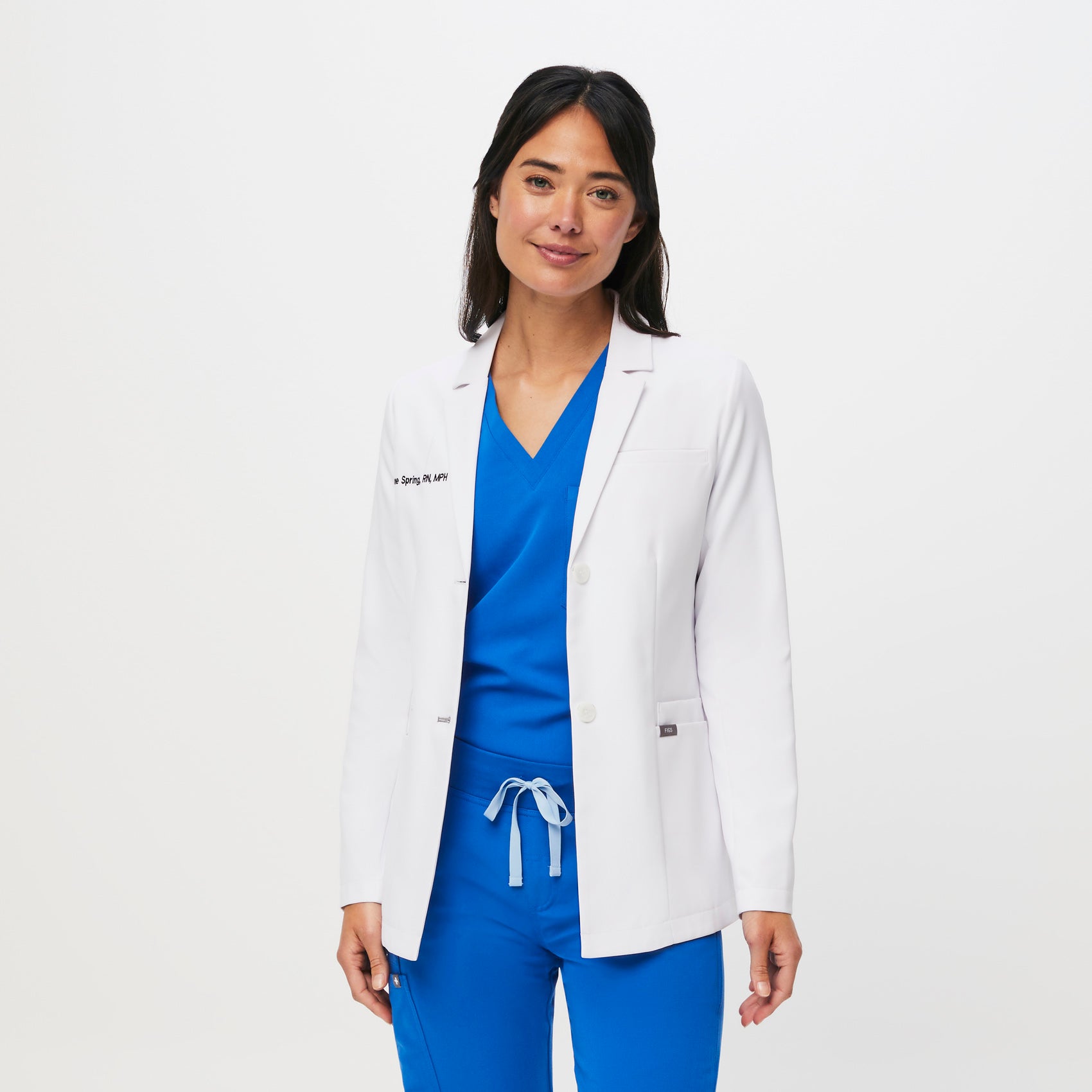 Conjunto de uniformes para mulheres – uniforme médico feminino com camisa e  calça 712-8312