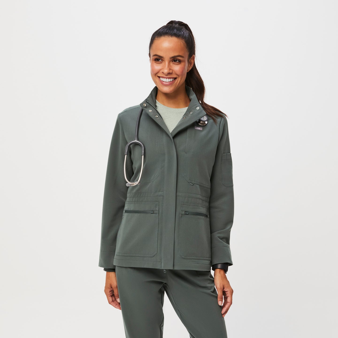 Women's Espresso + Bonsai Scrubs · FIGS