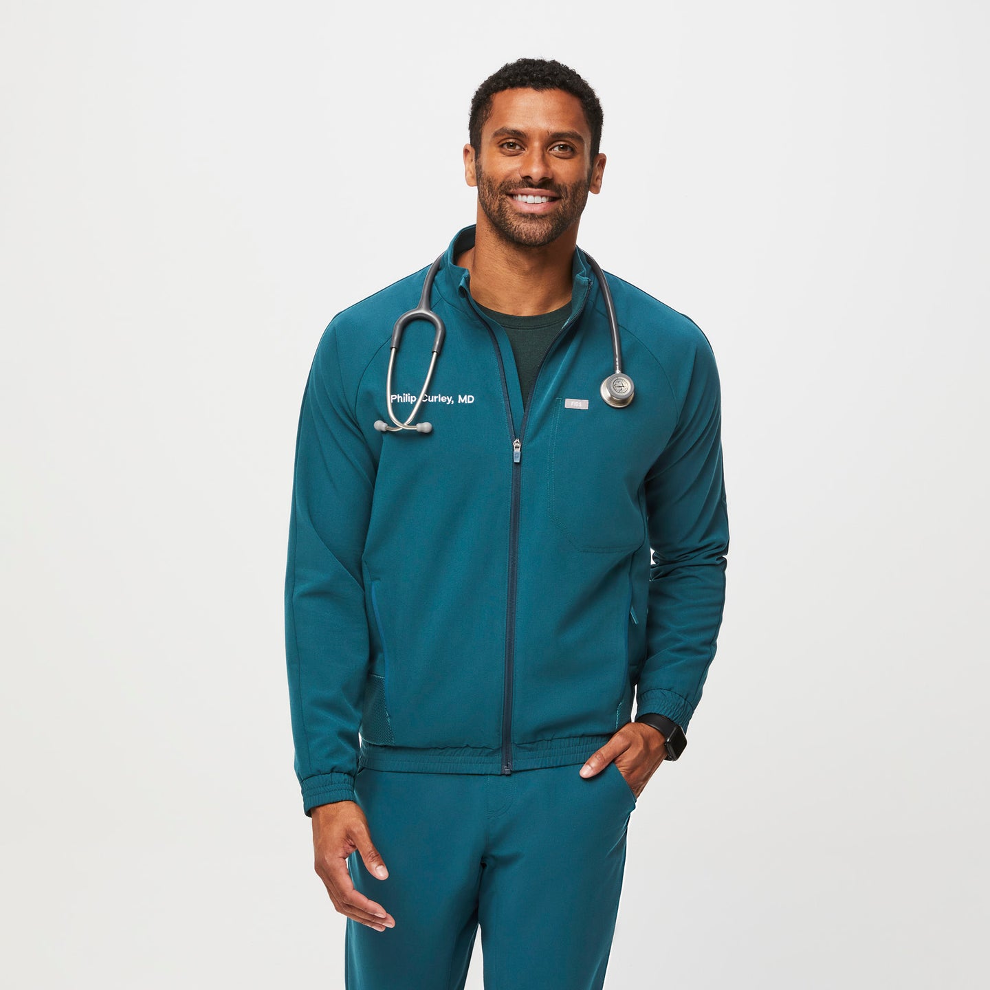 Men's Caribbean Blue Scrubs · FIGS