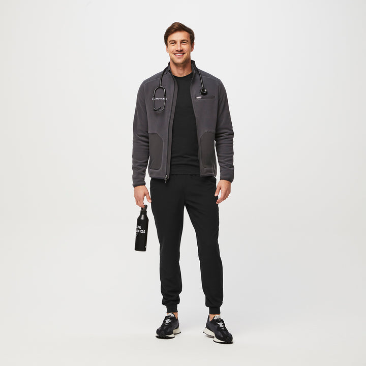Men's On-Shift™ Fleece Jacket - Deep Charcoal · FIGS