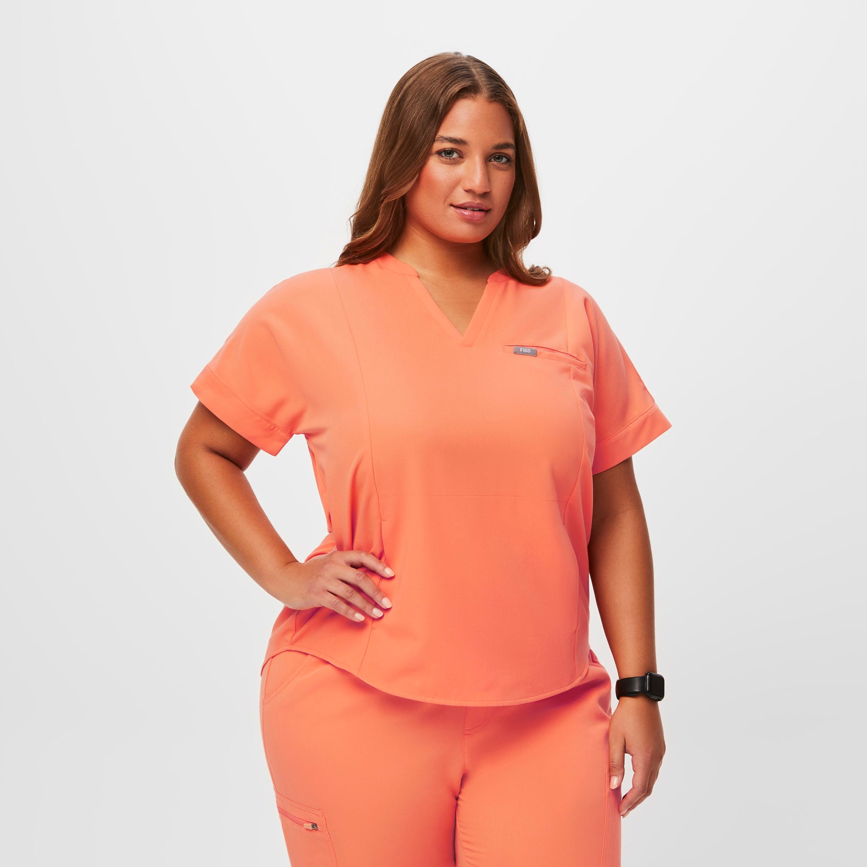 Haut d uniforme pliss Kisii pour femmes FIGS