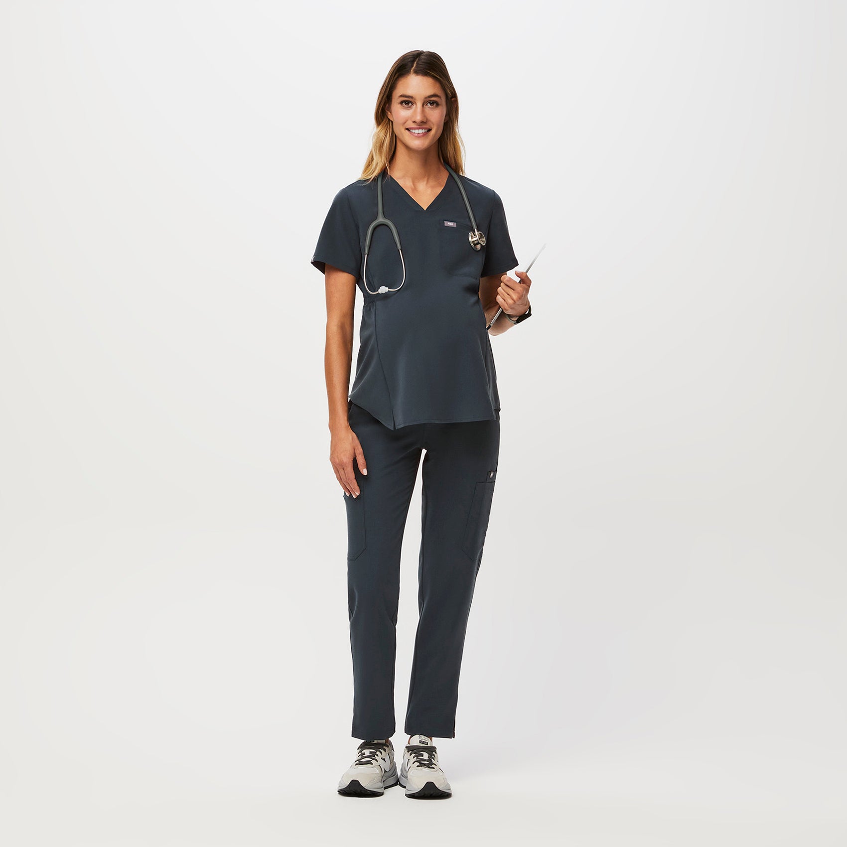 Yola™ Maternity Slim Scrub Pants Dark Harbor · FIGS