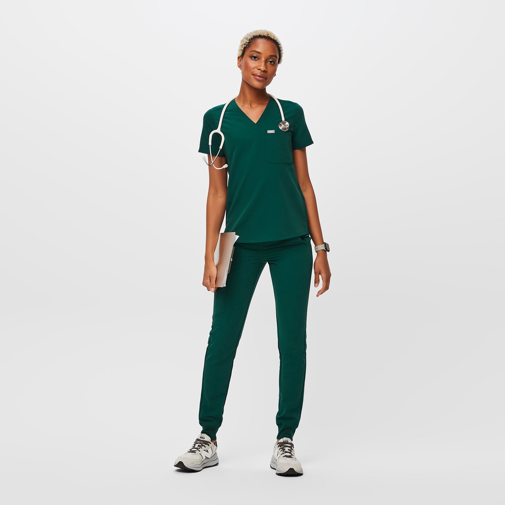 Women's Forest Green Scrubs · FIGS