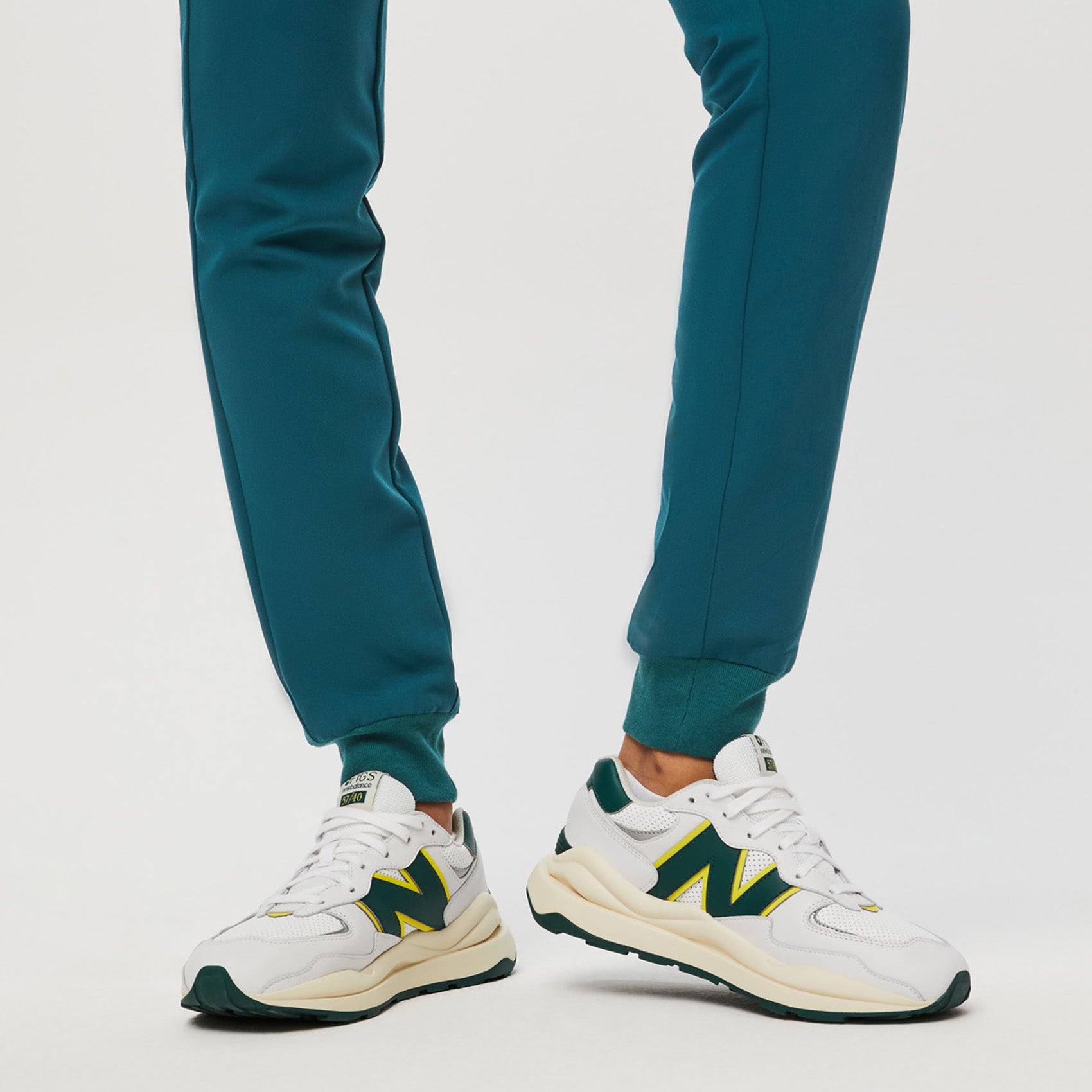 Unisex FIGS New Balance 5740 White/Caribbean Blue