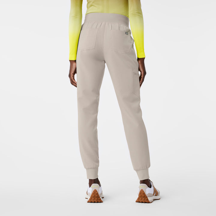 Women’s High Waisted Zamora Jogger Scrub Pants™ Bone · FIGS