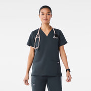 Haut d'uniforme médical à trois poches Casma™ pour femmes