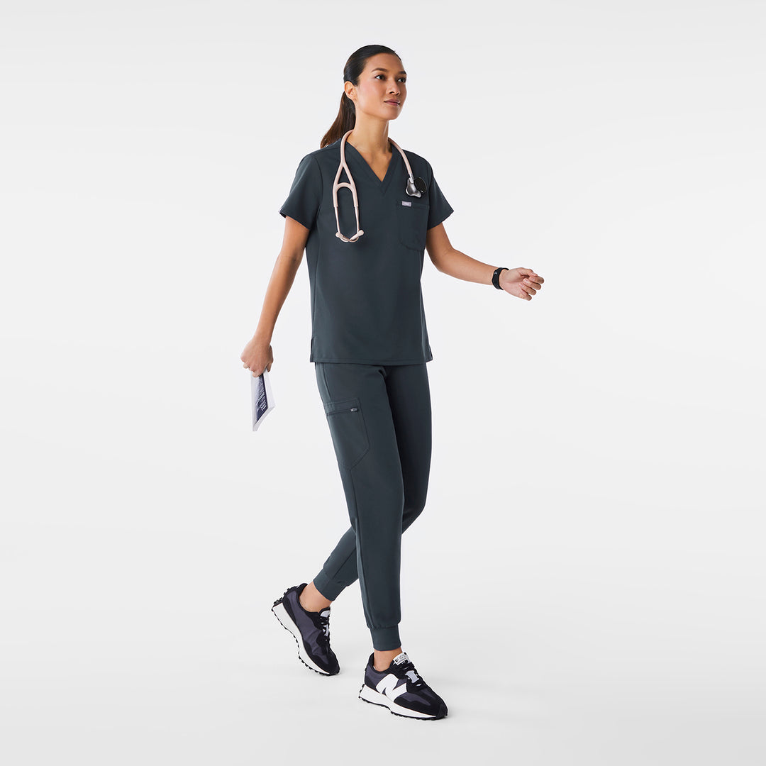 Women's Catarina OnePocket Scrub Top™ Dark Harbor · FIGS