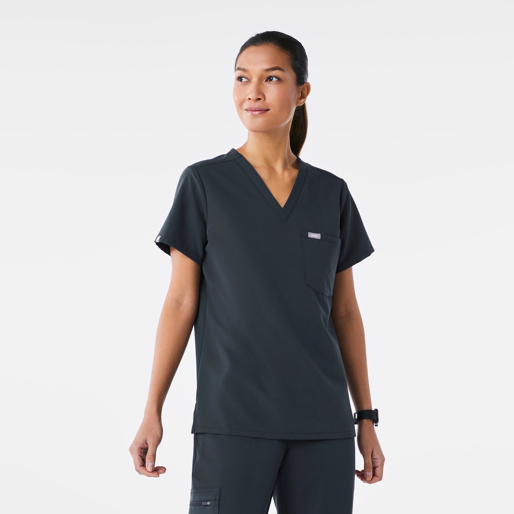 Women's Catarina OnePocket Scrub Top™ Dark Harbor · FIGS