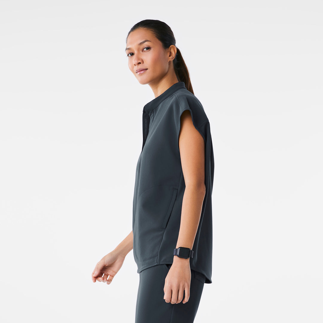 Women's Rafaela Oversized Scrub Top™ Dark Harbor · FIGS