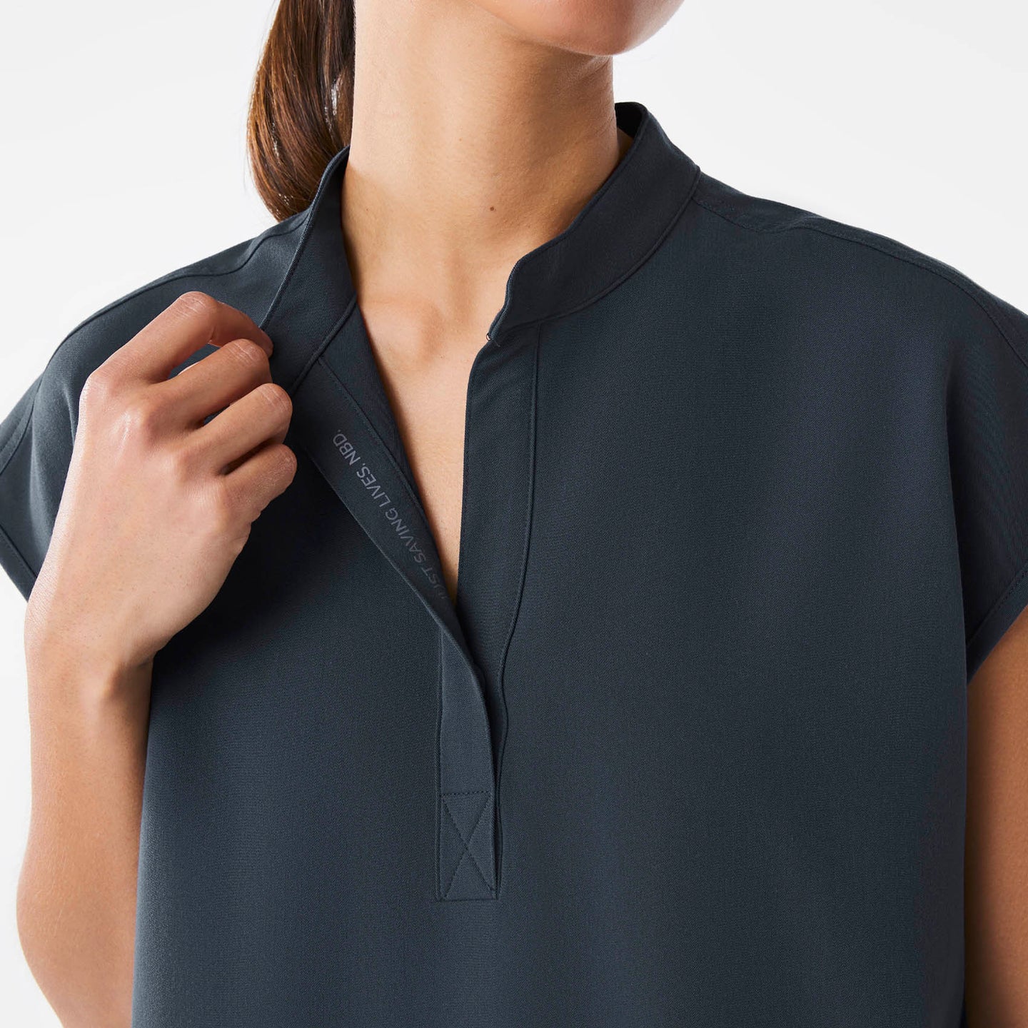 Women's Rafaela Oversized Scrub Top™ Dark Harbor · FIGS