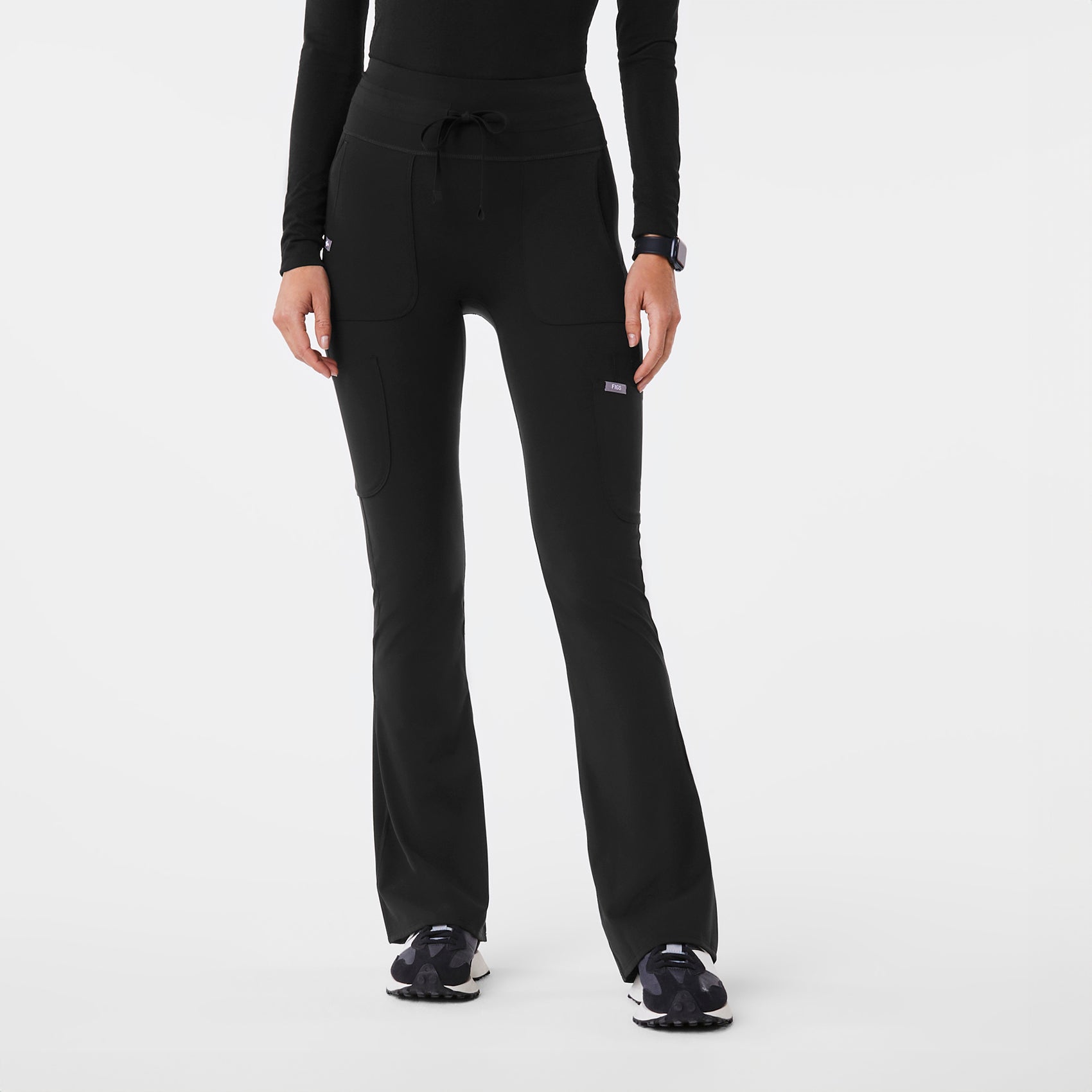 Women s High Waisted Seville Flare ScrubLegging FIGS women-s-high-waisted-seville-flare-scrublegging-figs