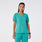 Women's Peridot Puff Sleeve Scrub Top