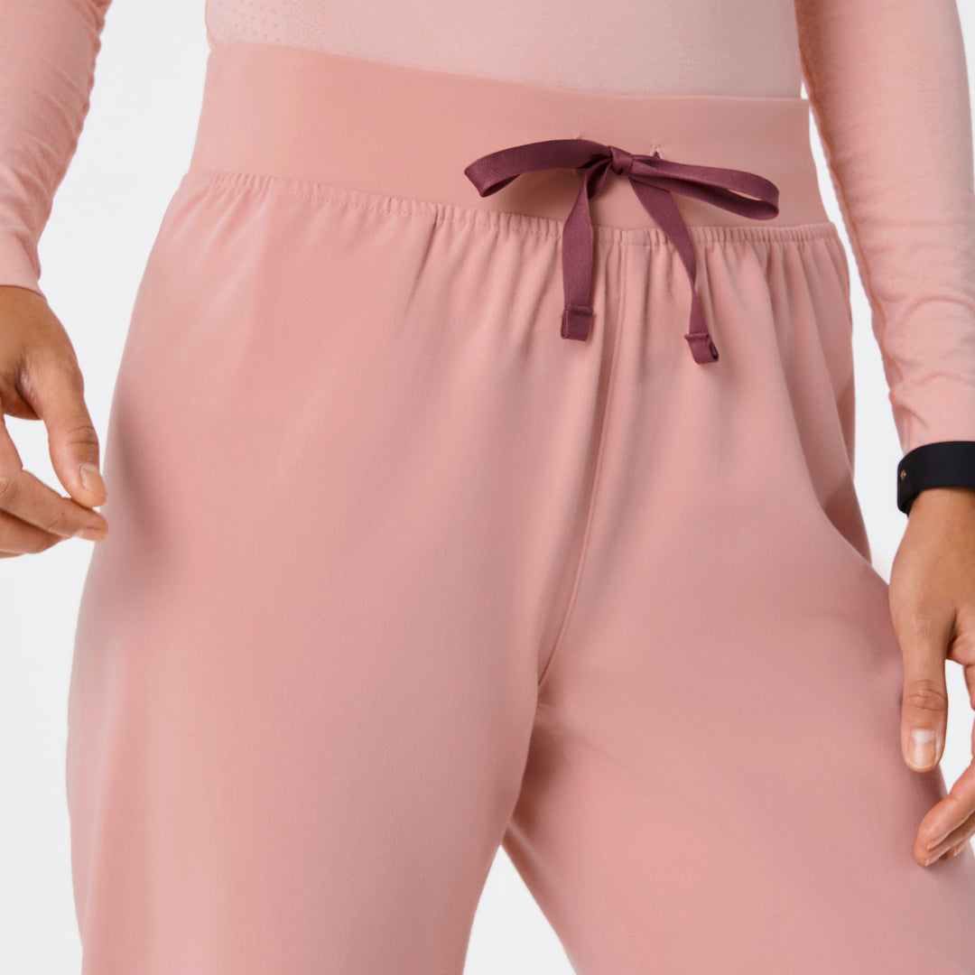 Women’s High Waisted Livingston Scrub Pants™ Pink Sand · FIGS