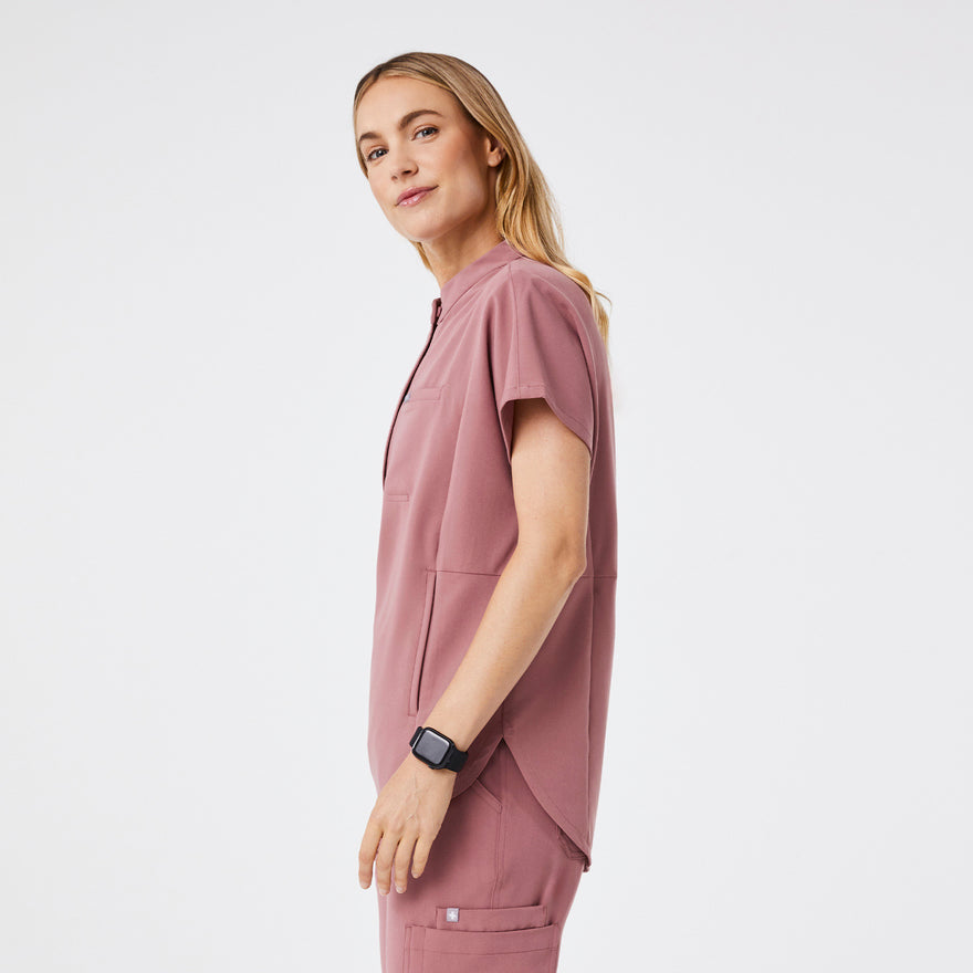 Women's Montex Classic Scrub Top - Mauve · FIGS