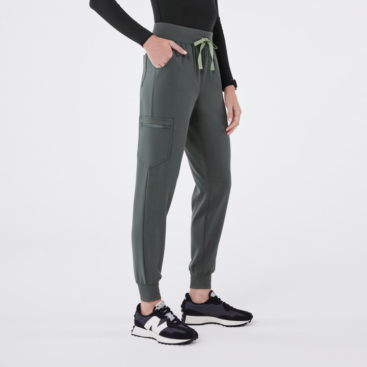 Women’s High Waisted Zamora Jogger Scrub Pants™ Bonsai · FIGS