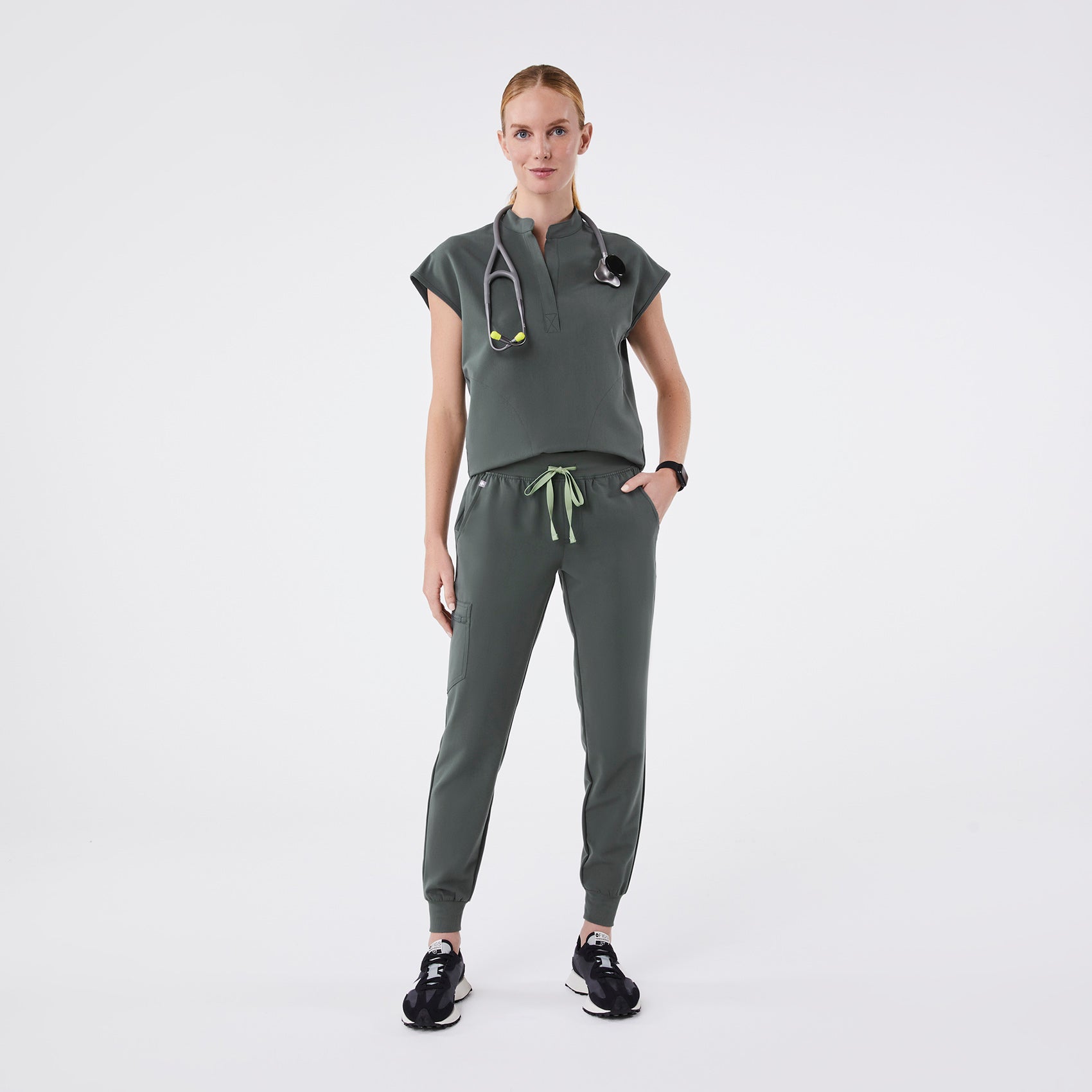 Women's Rafaela Oversized Scrub Top™ Bonsai · FIGS