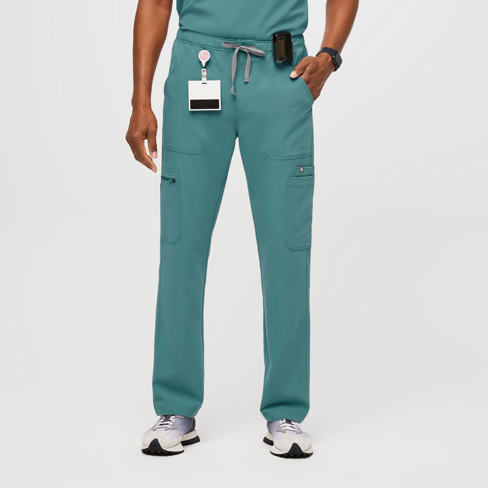 Pantalon verde agua hombre best sale