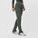 Pantalón de uniforme médico slim de tiro alto Yola™ Moss