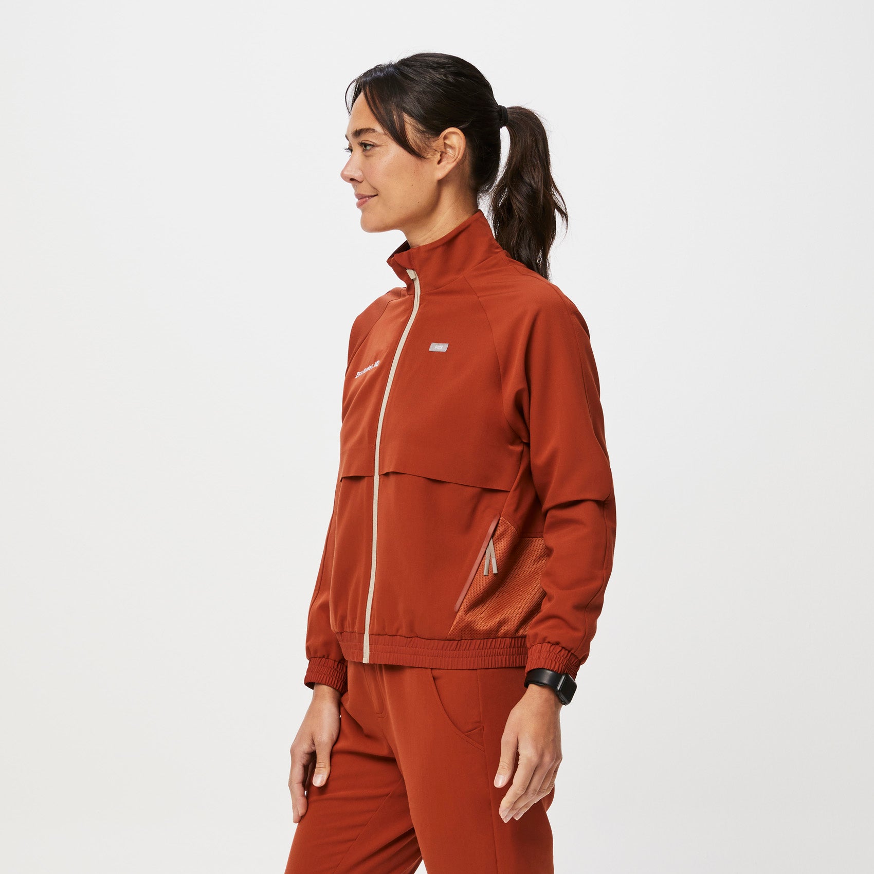 Women's Sydney Performance Scrub Jacket - Auburn · FIGS