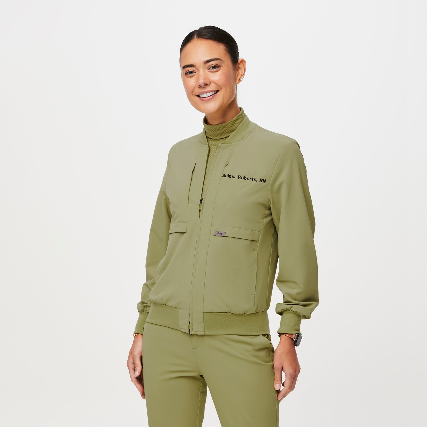 Blouson style aviateur FIGSPRO pour femmes