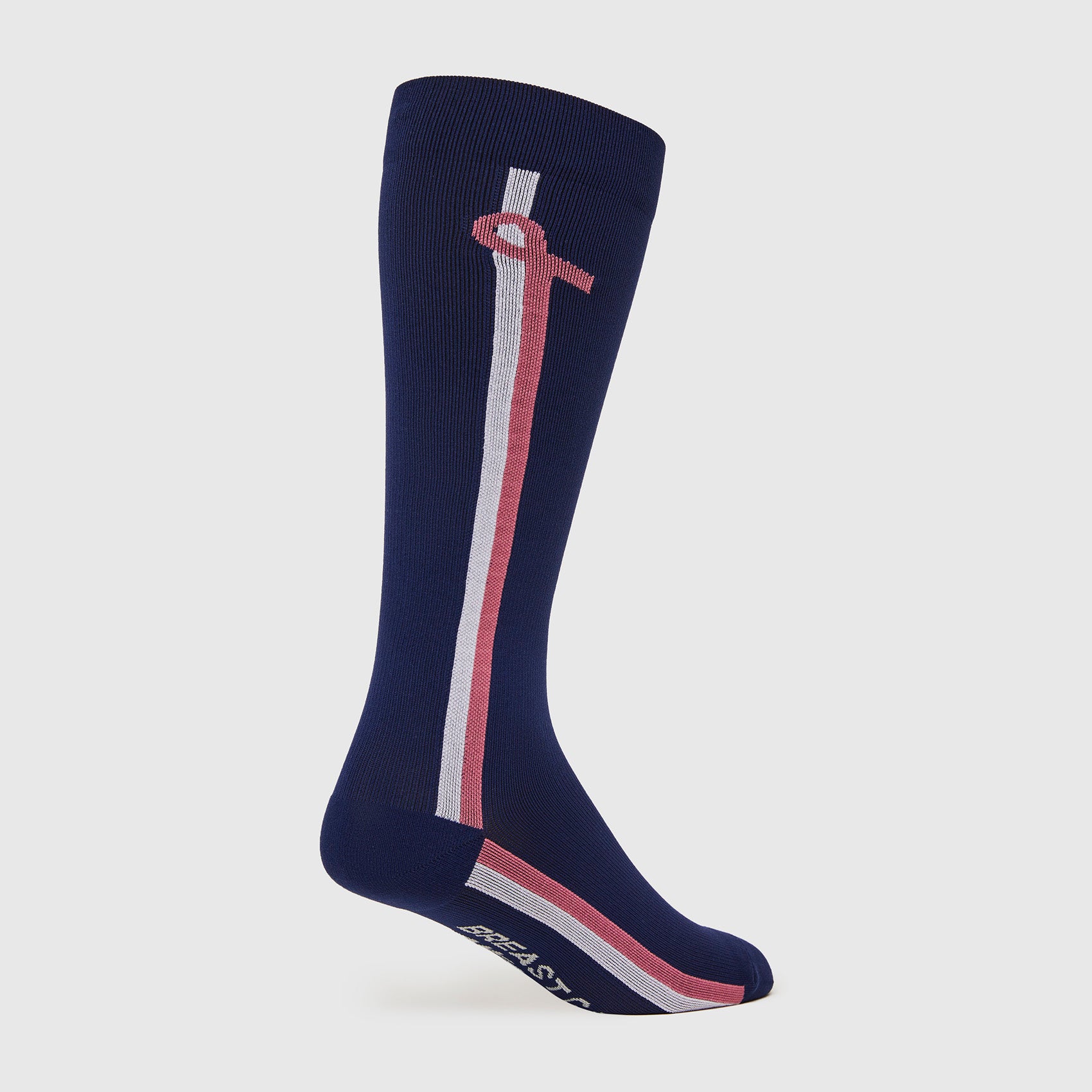 Men s Solid Compressions Socks BCA Stripe Navy FIGS men-s-solid-compressions-socks-bca-stripe-navy-figs