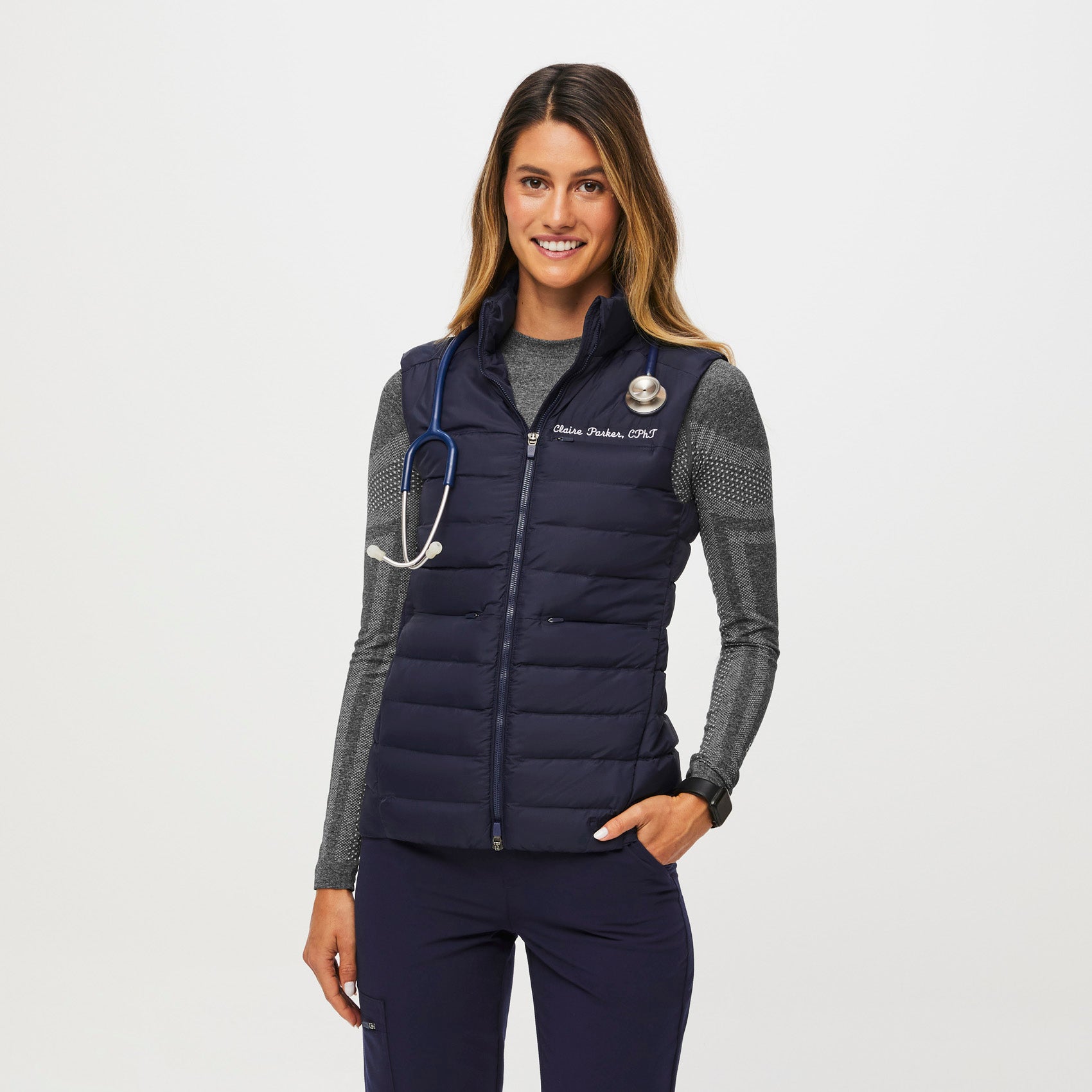 Figs puffer vest online
