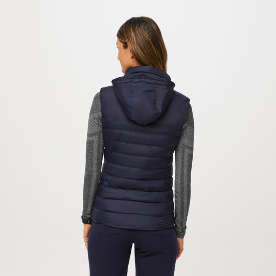 Women’s OnShift Packable Puffer Vest™ Navy · FIGS