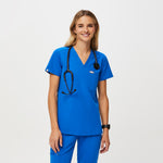High Waisted Isabel Wide Leg Scrub Pants